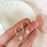 Argollas Simples Piedra Luna