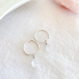 Argollas Simples Piedra Luna