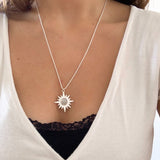 Collar Sun Cuarzo Rosado